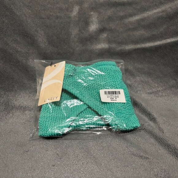 Medium Swim Ruched Bikini Bottom Aquamarine NWT - Picture 2 of 6